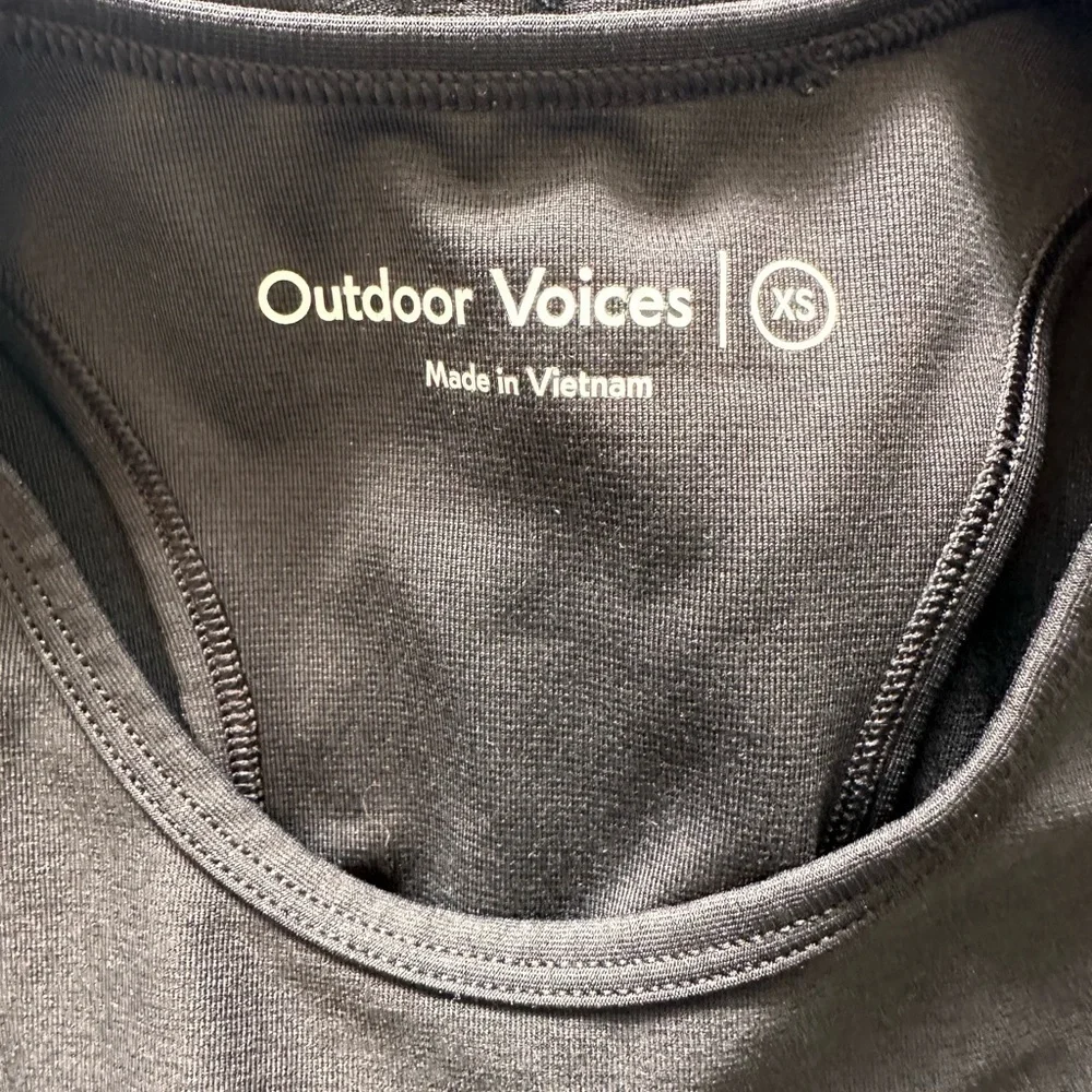 Outdoor Voices Athletic Racerback Dress Black Size XS